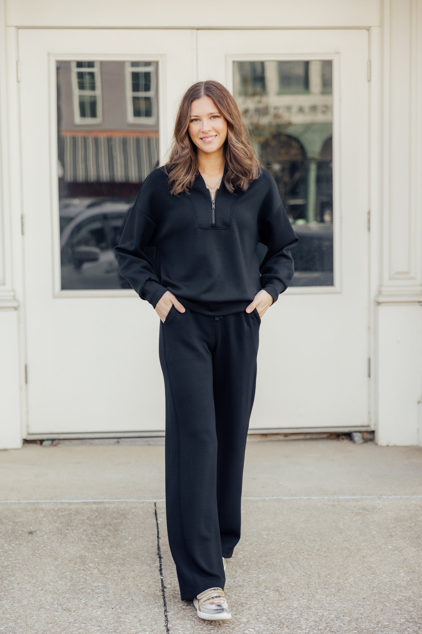 Black Modal Luxe Pant Set